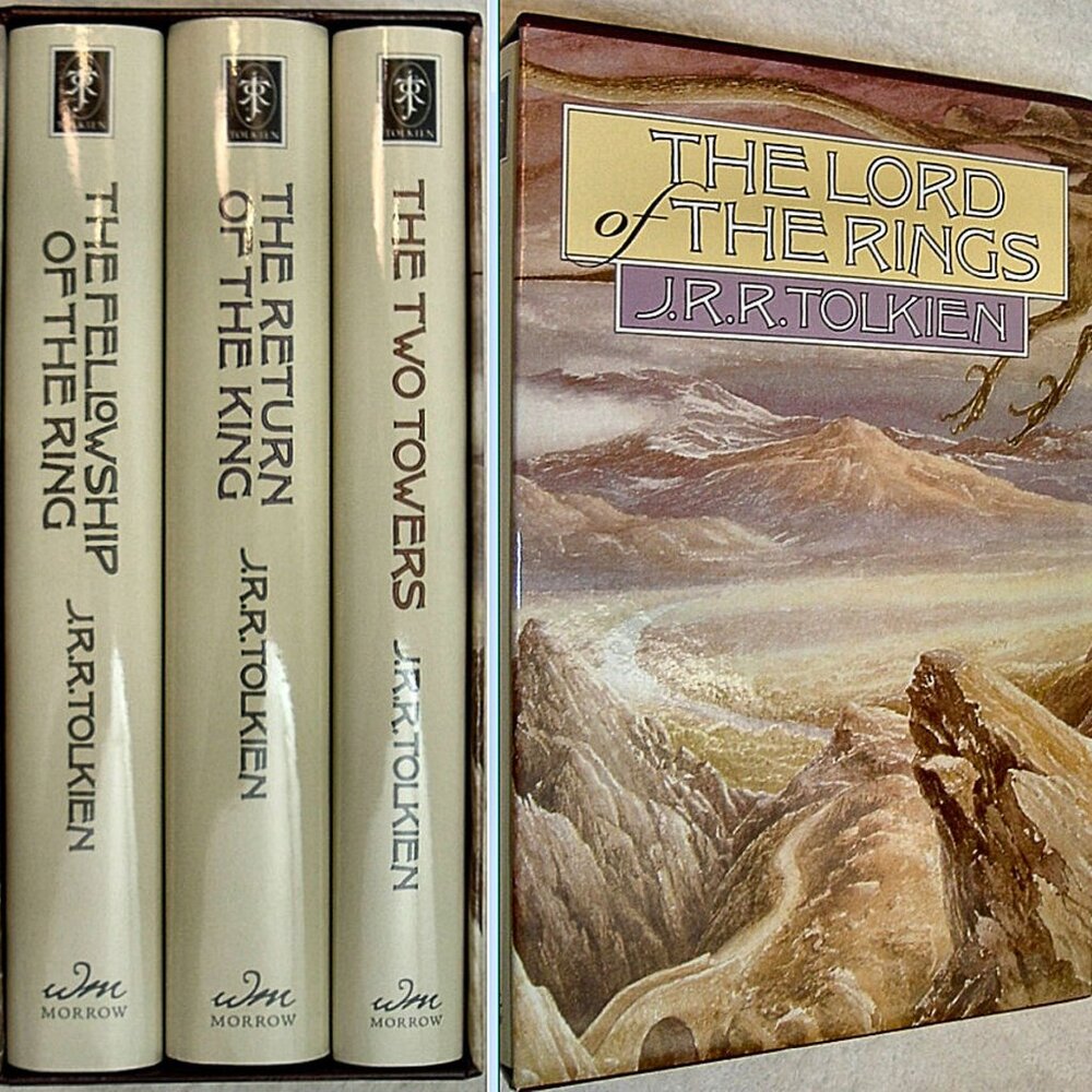 The LORD Of The RINGS 3 Volume Set by JRR Tolkien in Slipcase As New